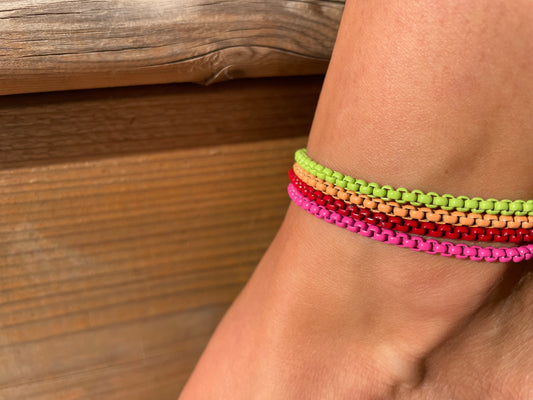 Coloured Anklets