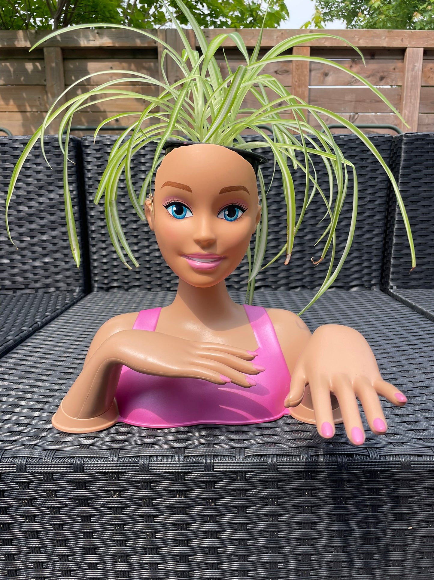 Barbie Head Planters