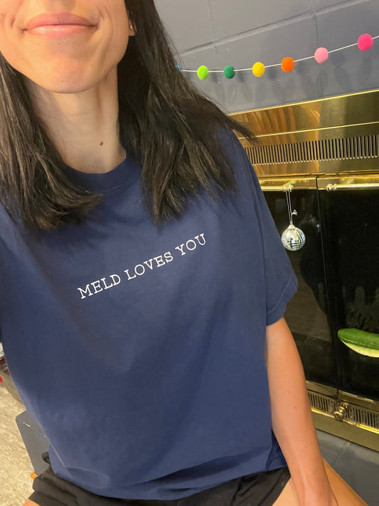 MELD loves you oversized T